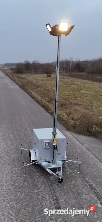 Mobilna przyczepa Oświetleniowa Maszt 1 Piotrków Trybunalski
