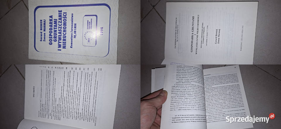 Pierwsze wydanie Gospodarka gruntami i Antykwariat wielkopolskie Łęczyca sprzedam