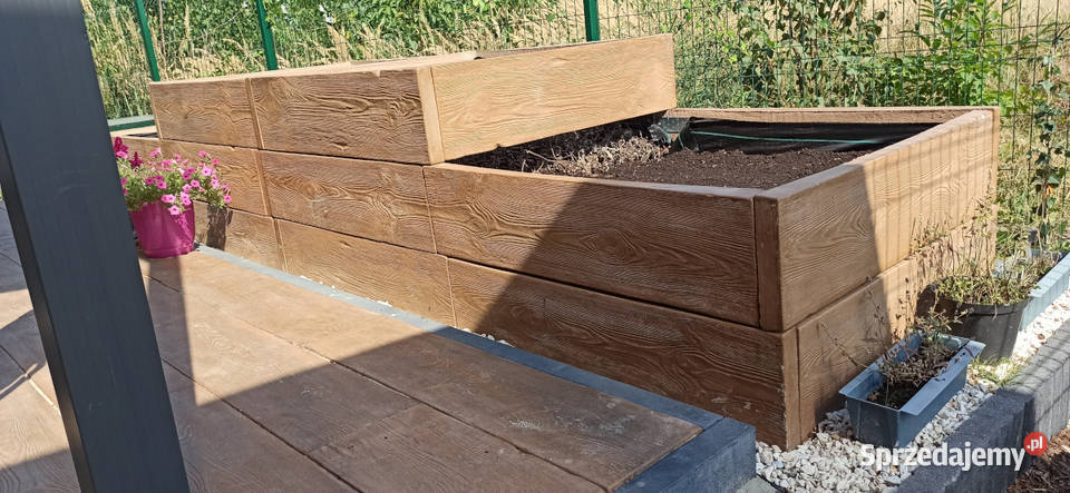 Warzywnik betonowy podwyższone grządki betonowe Poznań sprzedam