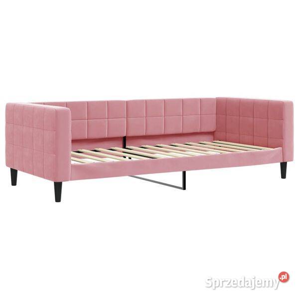 vidaXL Sofa rozsuwana z szufladami różowa 90x200 Warszawa