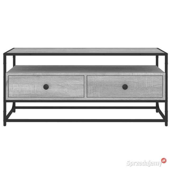 Szafka pod TV szary dąb sonoma 100x35x45 mazowieckie Warszawa