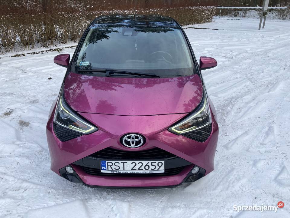 Toyota Aygo Selection XCITE Magenta 2018 r Zarejestrowany w Polsce małopolskie Kraków