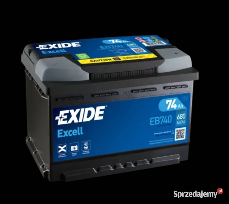 Akumulator Exide Excell 74Ah 680A Darmowy dowóz Lublin sprzedam