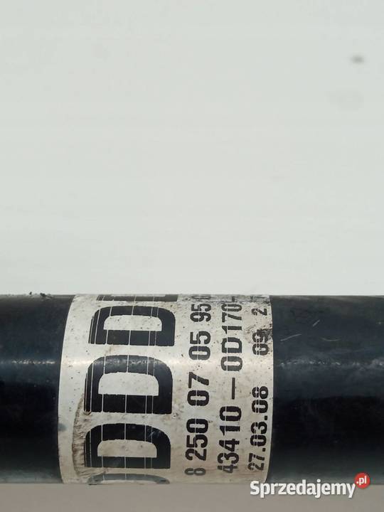 PÓŁOŚ PRAWY PRZÓD 13 B 86 434100D170 Toyota świętokrzyskie