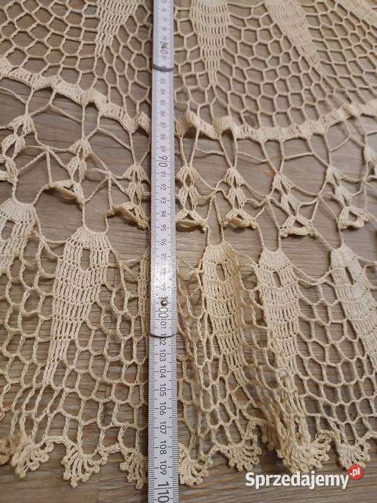 Duże serwety małe obrusy ręcznie robione Gorlice