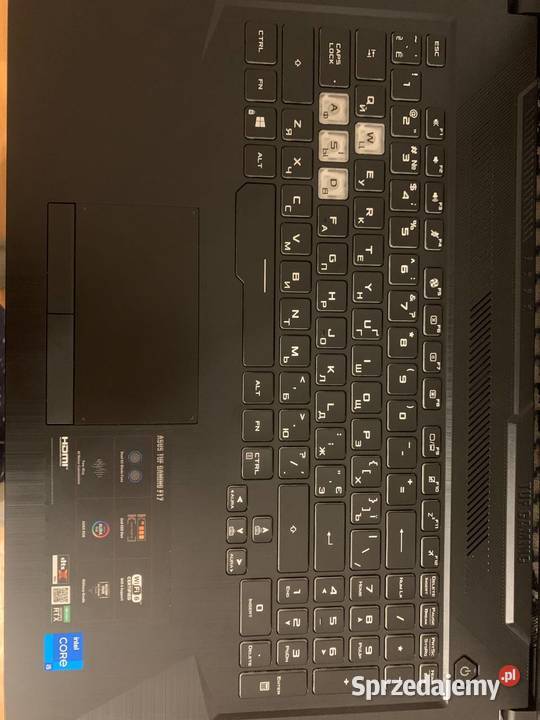 Laptop Gamingowy RTX 3050ti I511400H 24gb RAM Katowice sprzedam