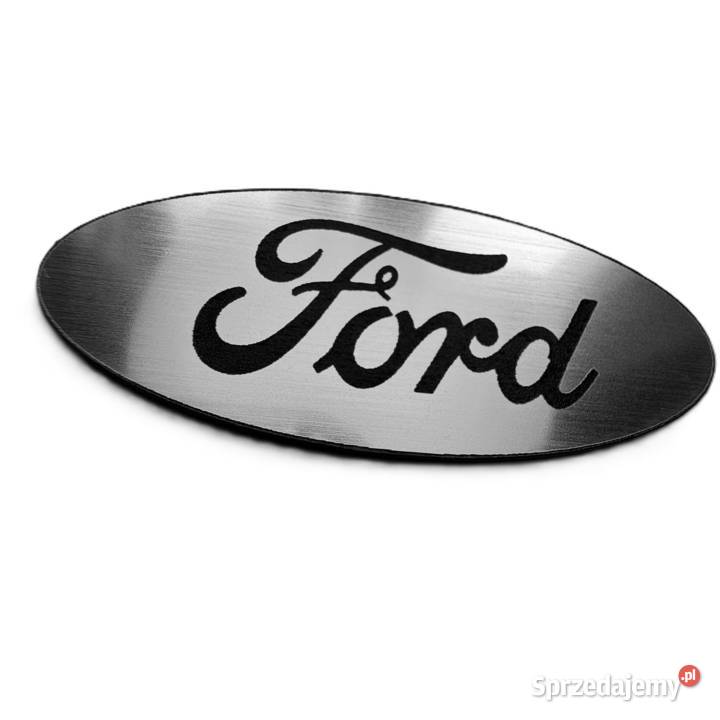 Emblemat Ford 60x24mm srebrny naklejka znaczek Radom sprzedam