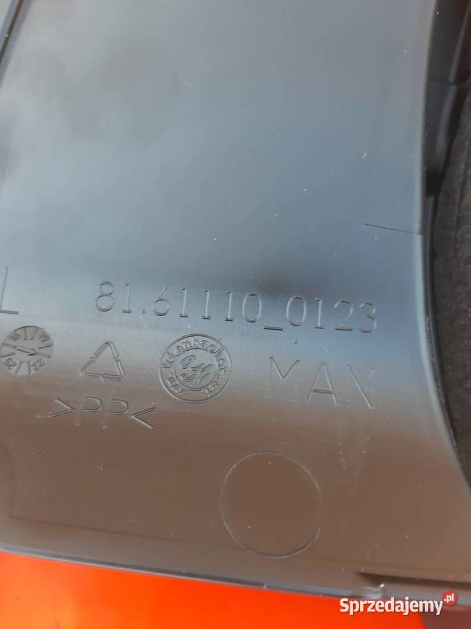 MAN TGX TGS EURO 6 POLIK NAROŻNIK KABINY LEWY Części