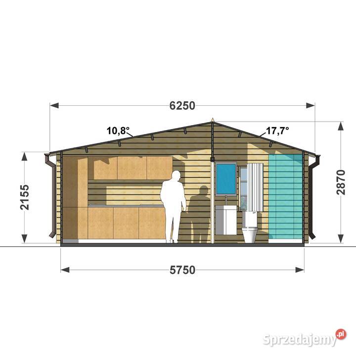 Domek letniskowy Horton 645 z tarasem Dziekanów Polski