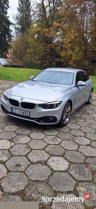 BMW Seria 4 430i GPF xDrive Sport Line 252 2018r automatyczna małopolskie Sucha Beskidzka