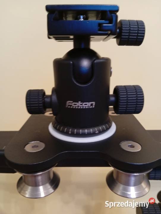 Statyw z głowicą i podporami slider Kameleon Kamery Kraków sprzedam