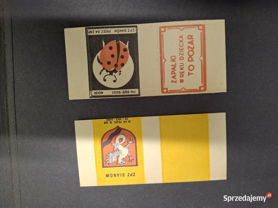 Etykiety zapałczane klaser