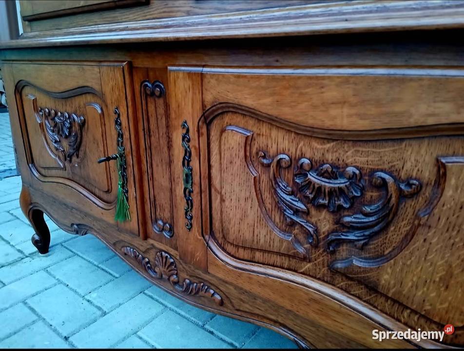 Witryna Biblioteczka Serwantka Stylowa Komoda