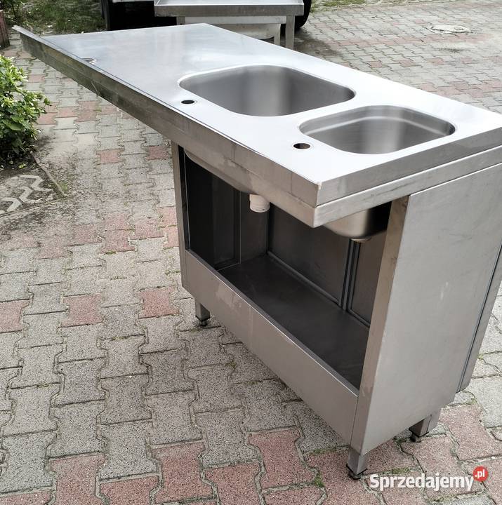 Zlew gastronomiczny 2komorowy 150x645x90 wielkopolskie Słupia Kapitulna