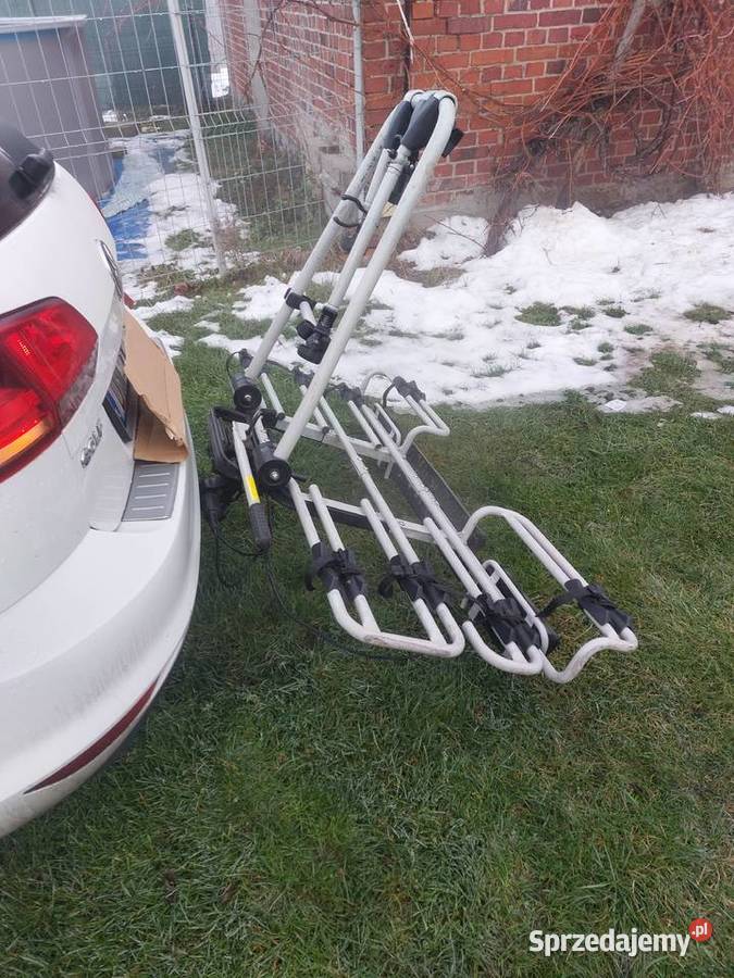 Bagażnik na 4 rowery na hak uchylny firmy MFT Zagrodno sprzedam