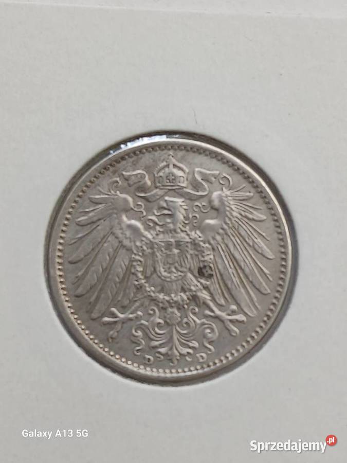 1 Marka Prusy 1915 r 1 mennica D