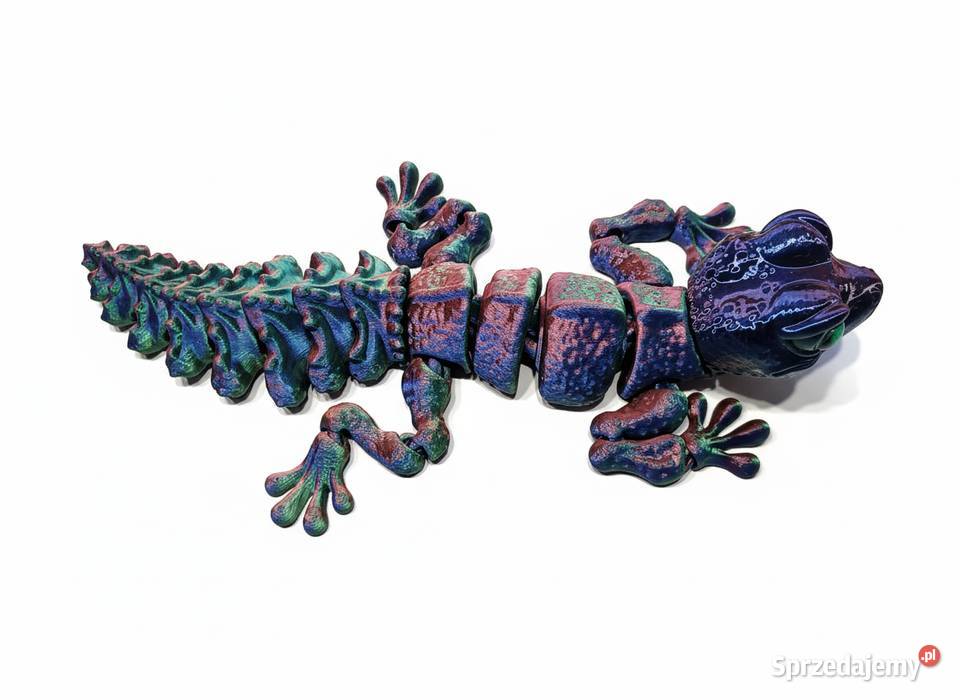 Ruchomy gekon 3D 27 elastyczna figurka Chameleon Krzyszkowice