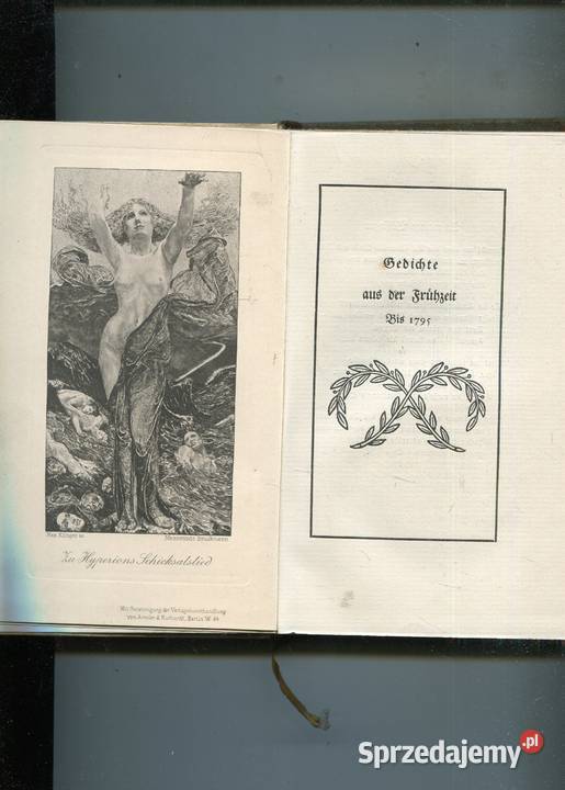 Gesammelte Werte 13 Friedrich Holderlin sprzedam