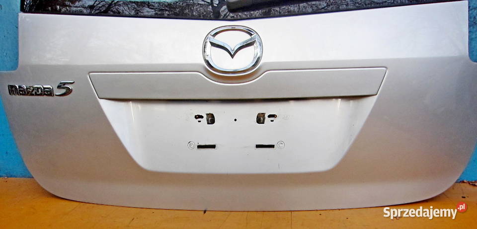 MAZDA 5 0510 KLAPA TYŁ DO ZAŁOŻENIA SREBRNA Zwoleń