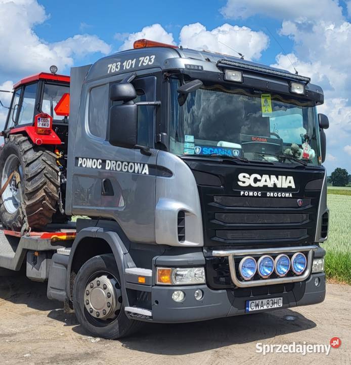 Scania laweta pomoc drogowa 6000cm3 Wąbrzeźno
