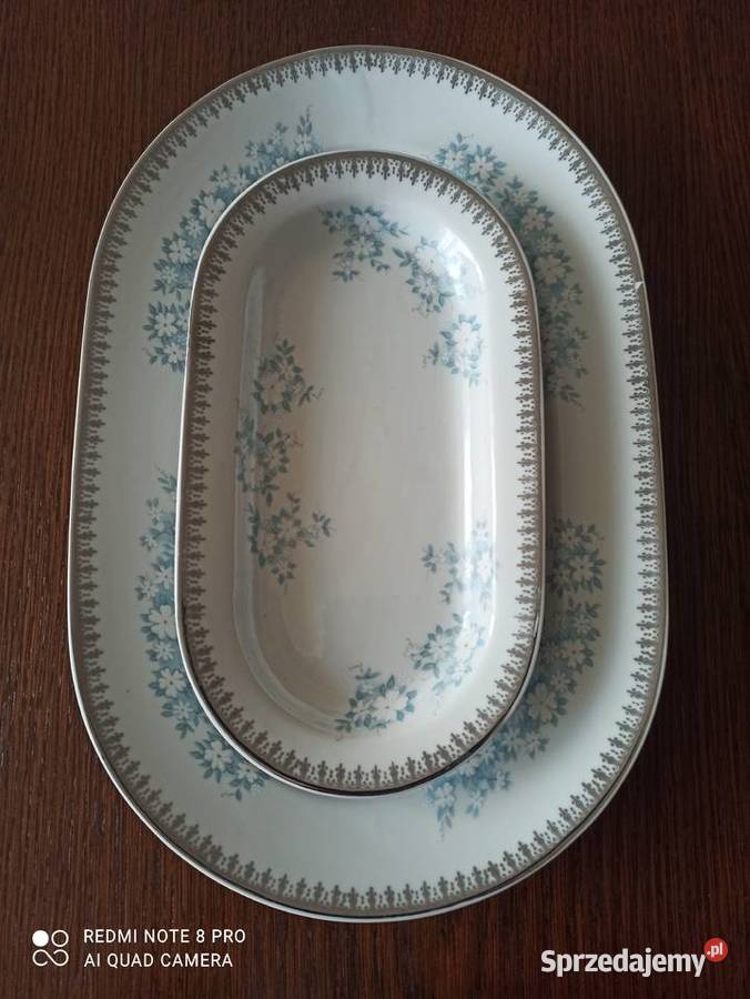 Półmiski porcelana Włocławek 2 33x22 24x13 Salaterki i półmiski Białystok