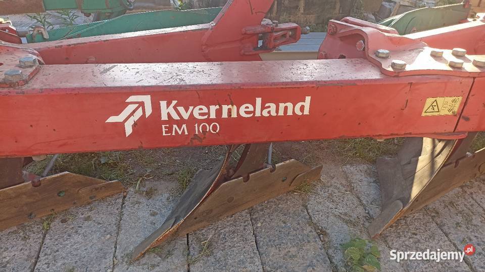 Pług kverneland em 100 Brodnica sprzedam