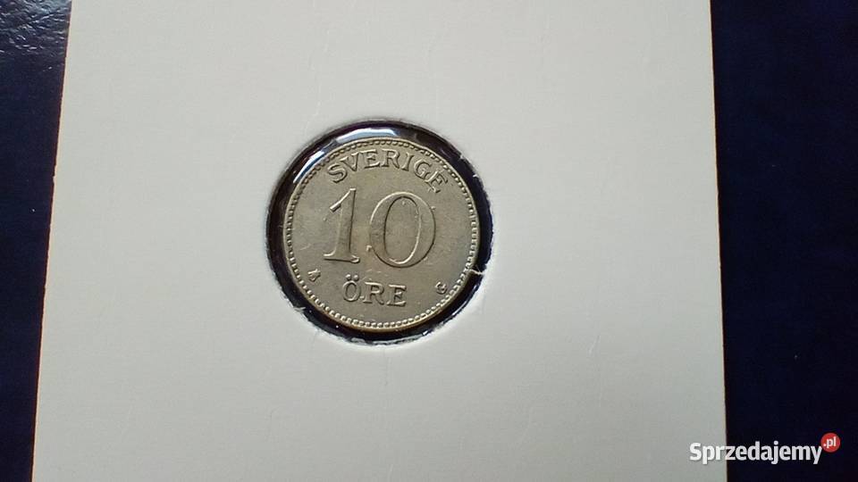 Stare monety 10 ore 1929 Szwecja srebro Lesko sprzedam