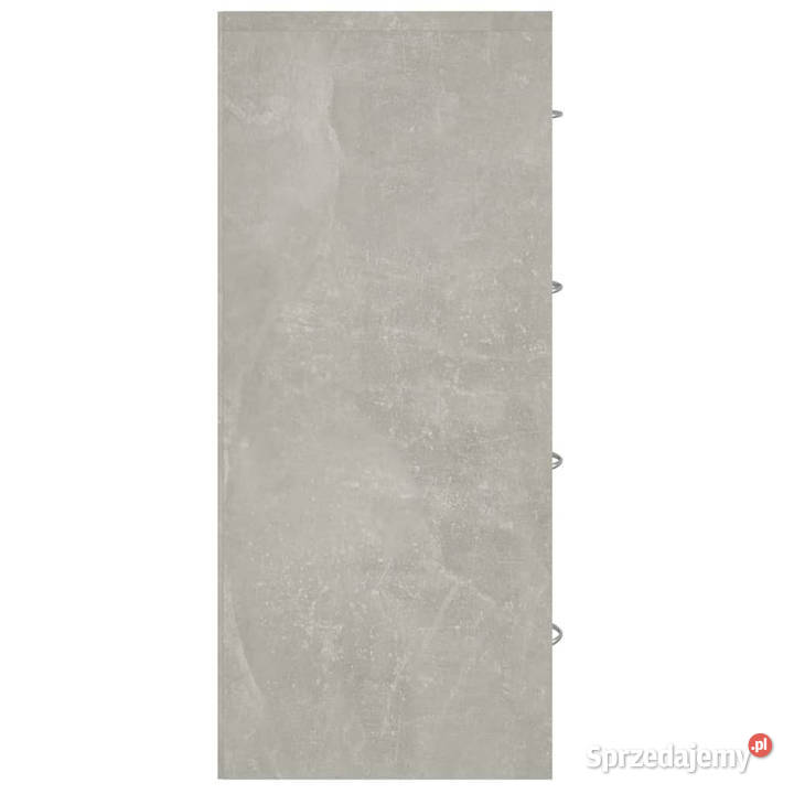 Komoda z 4 szufladami 60 x 305 x 71 szarość Warszawa