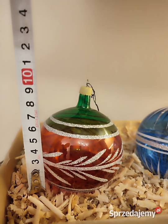 Szklane bombki choinkowe ozdoby świąteczne Częstochowa sprzedam