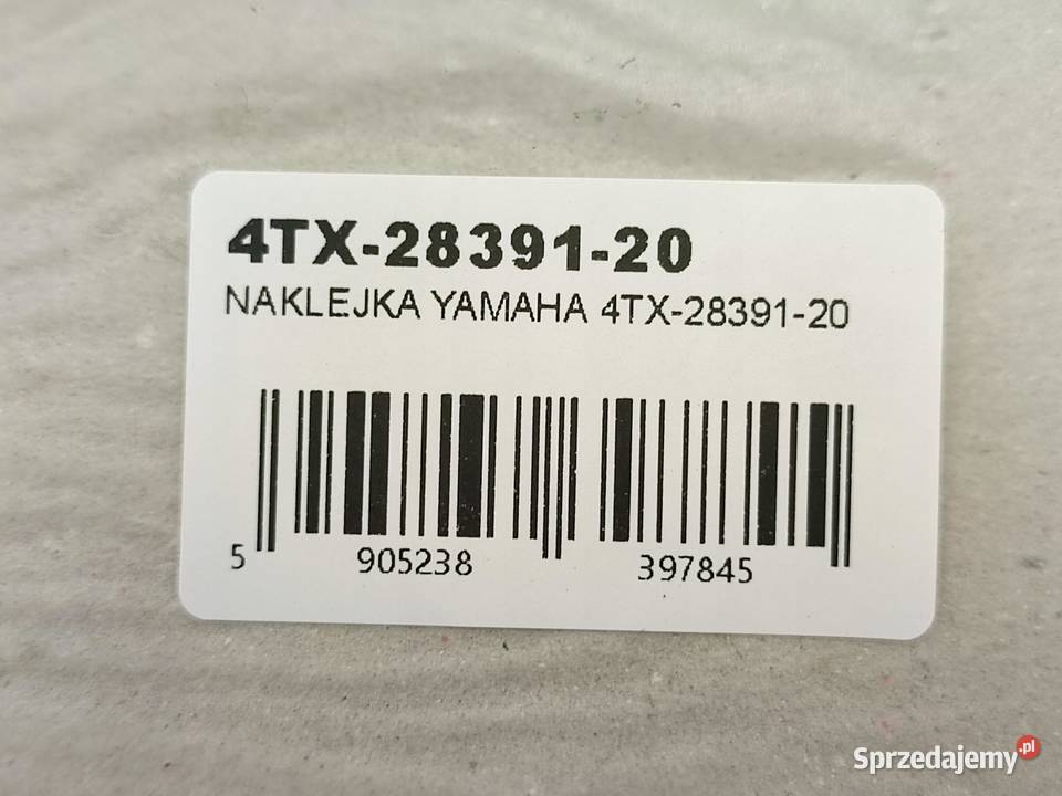 NAKLEJKA NA BOCZEK YAMAHA TDM850 1996 NOWA lubelskie