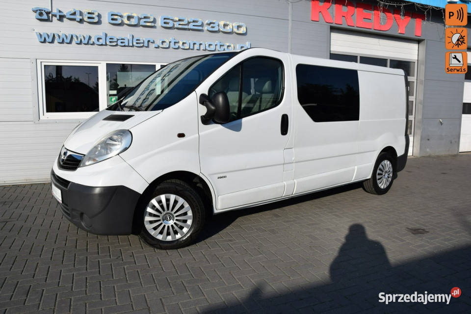 Opel Vivaro 2.0 CDTi LONG 6-osób Brygadówka Klimatyzacja Zamiana 226 tys.k…