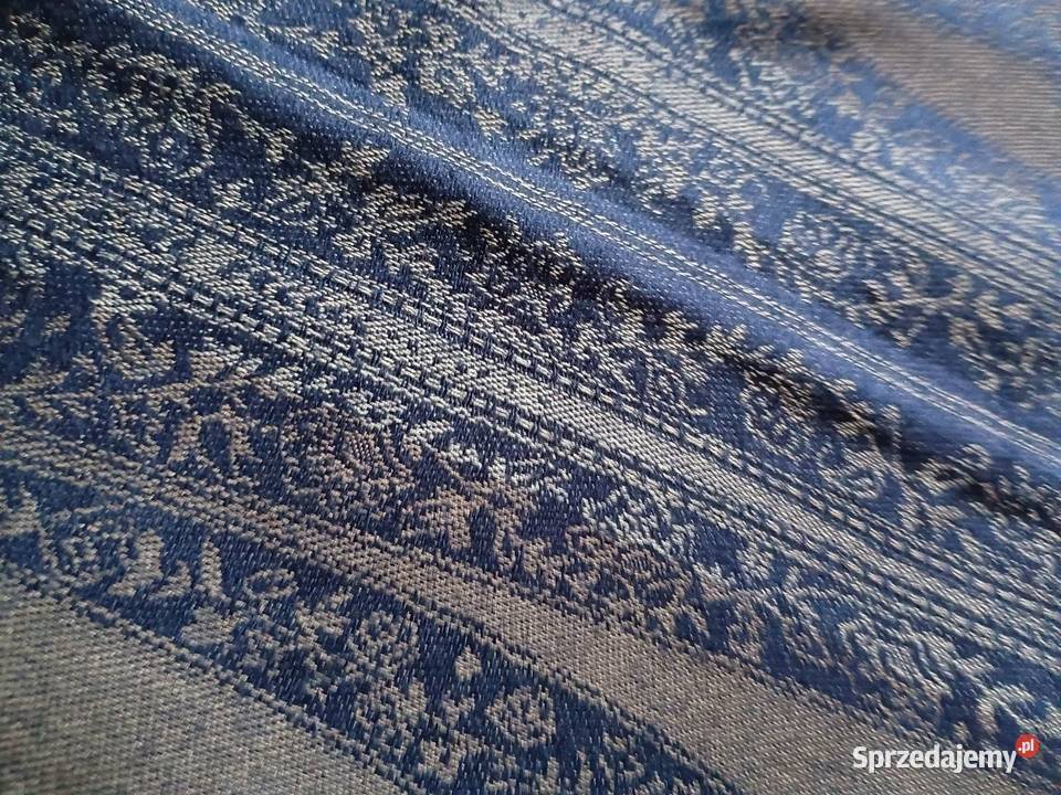 Szal damski 188x68kaszmir z jedwabiem pomorskie Tczew