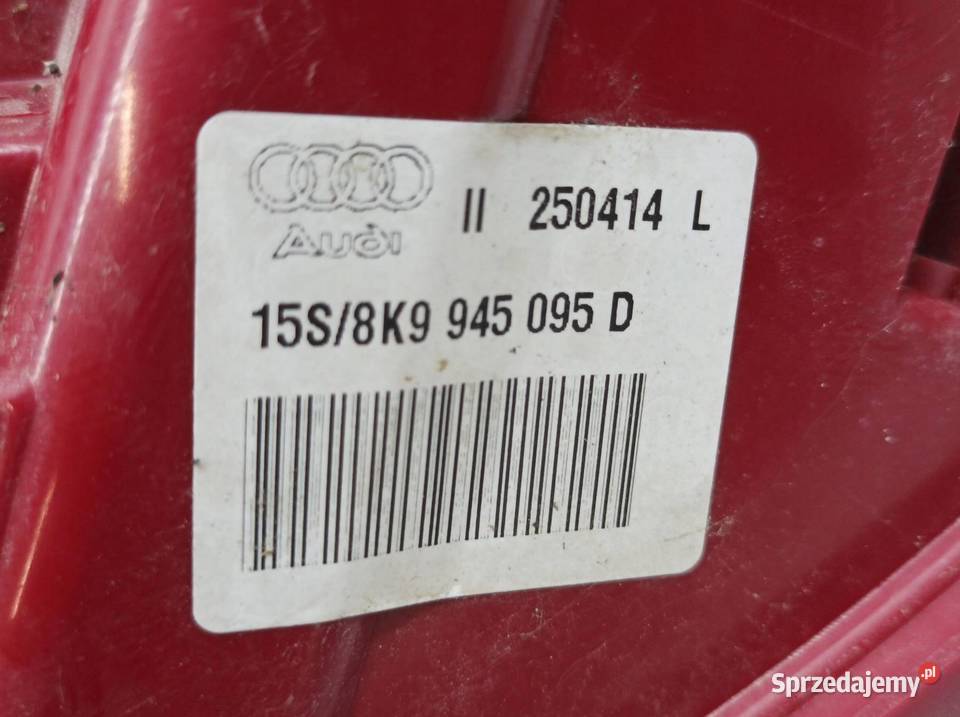 LAMPA TYŁ LEWA KOMBI AVANT EUROPA LED 8K9945095D sprzedam