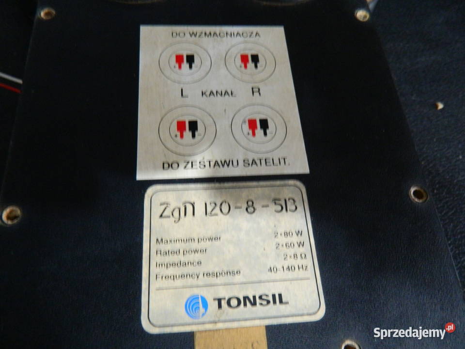 SPRZEDAM POZOSTALOŚCI SUBWOOFERZE TONSIL ZGN 120 łódzkie Biała