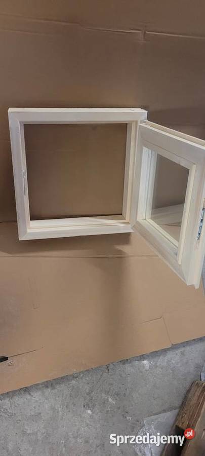 Okno drewniane 40x40 podwójne szkło Białystok sprzedam