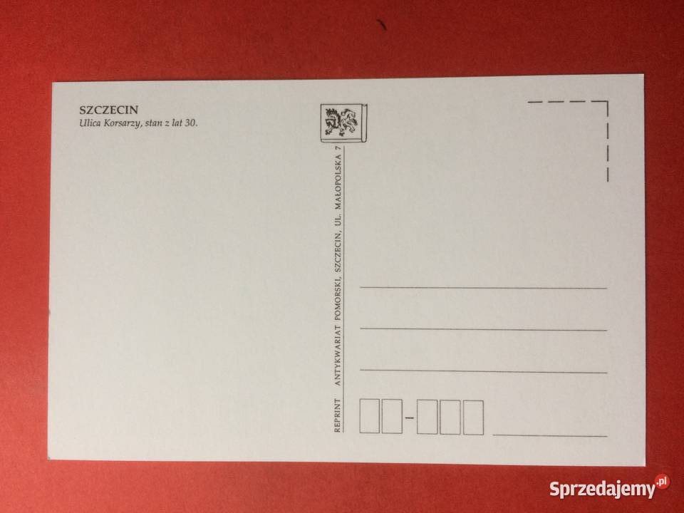 830 Reprint Ulica Korsarzy Szczecin