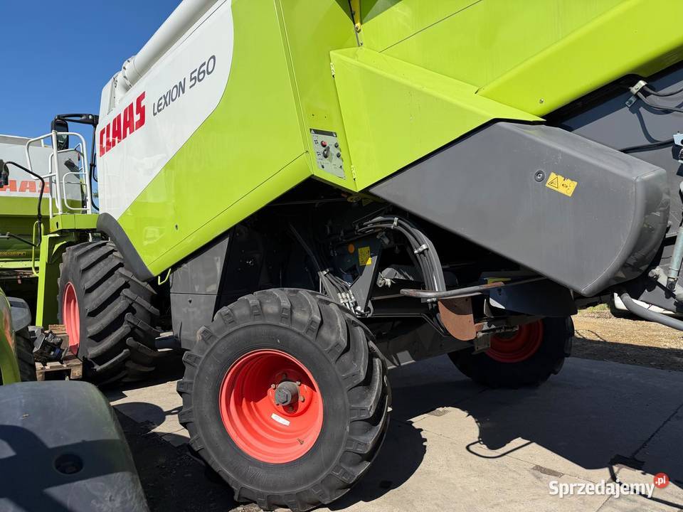 Kombajn zbożowy Claas Lexion 560 prod 2009 heder Nowa Ruda