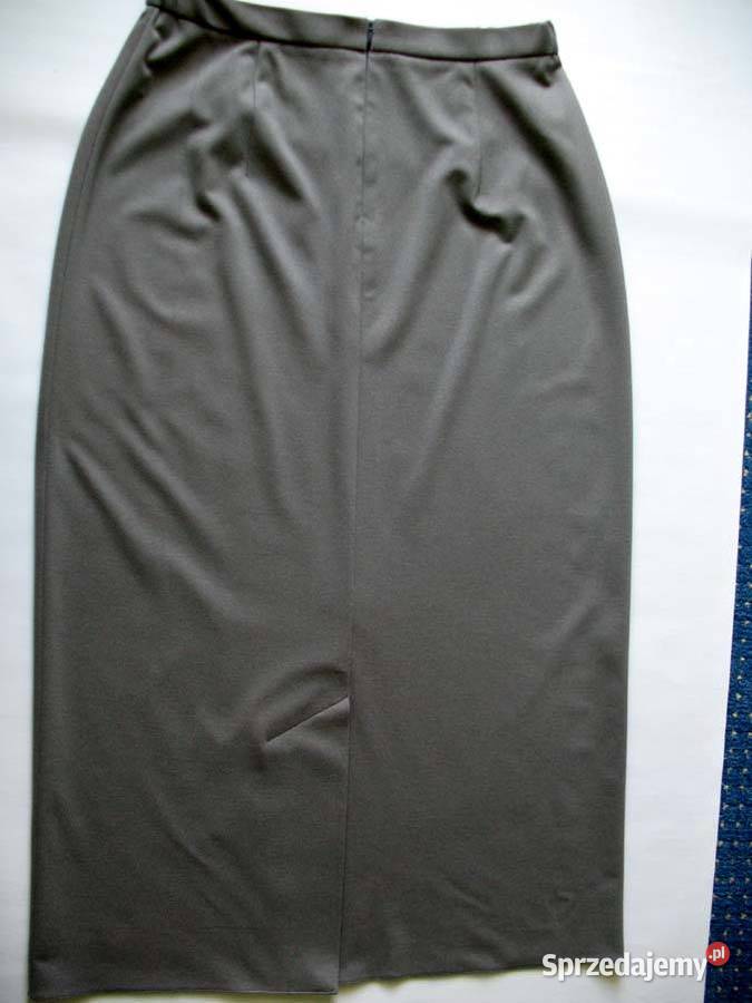 Spódnica szara maxi 48 50 5XL pas 94 Nowa szary/srebrny Siedlce