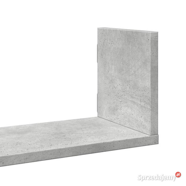 Półki ścienne 3 szarość betonu 58x18x18 WM853284 mazowieckie Warszawa