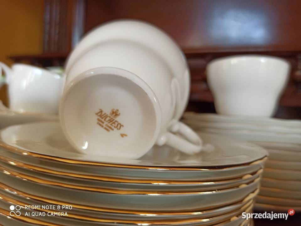 filiżanka z talerzykiem deserowym Duchess