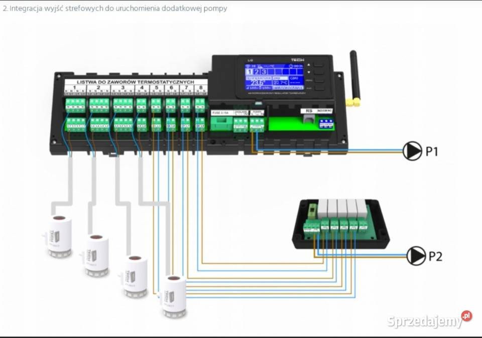 TECH ST513 sterownik integrator 5 wejść kotła Wrocław