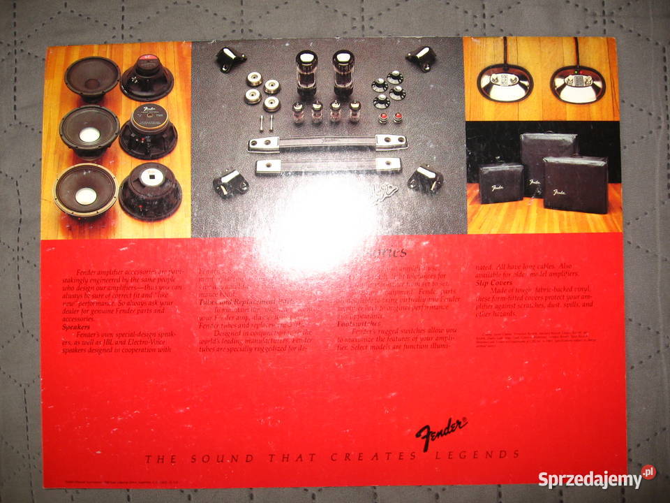 Fender Guitar Amplifiers katalog wzmacniaczy Kępice