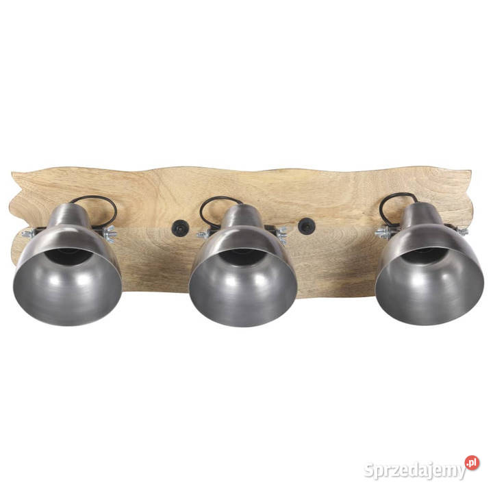 Industrialna lampa ścienna srebrna 68x23 E27 Warszawa