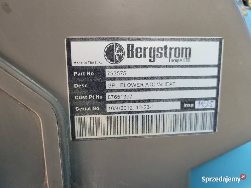 CASE IH PUMA 145 12r OBUDOWA DMUCHAWA