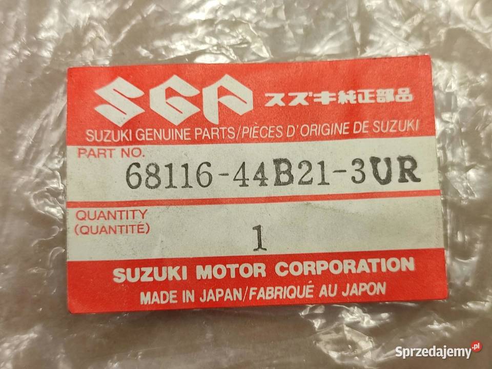 NAKLEJKI NA BAK LEWA STR SUZUKI DR800S 1990 NOWE lubelskie