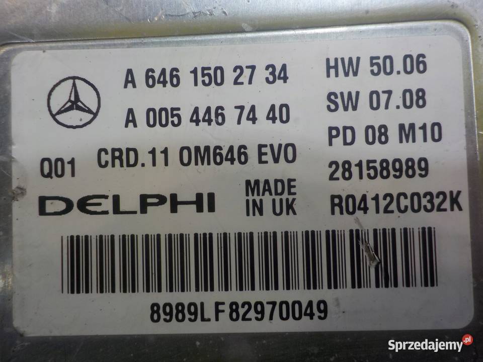 MERCEDES C W204 22 CDI 07r SEDAN sterownik Suków