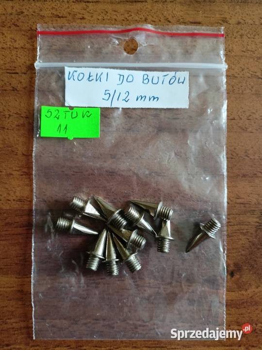 Kolce lekkoatletyczne 5 9 mm 12 mm 14 mm Sport i Wypoczynek Kłodzko