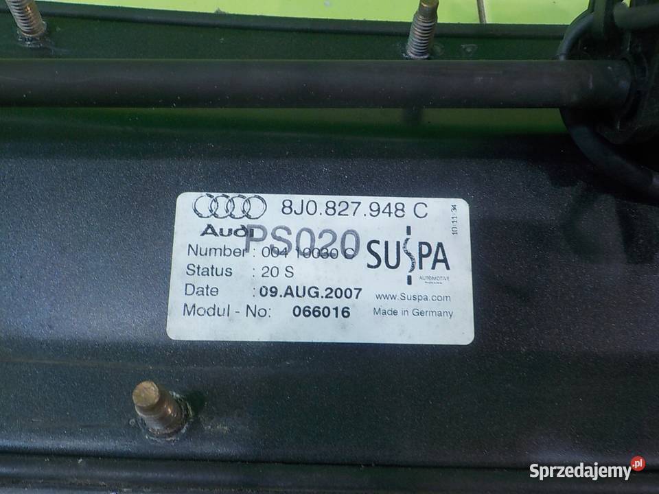 AUDI TT 8J 20 TFSI 07r COUPE spoiler lotka klapy Suków