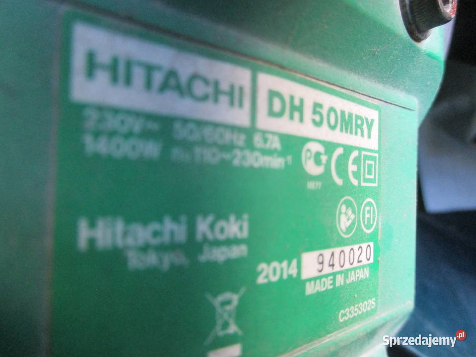 Młotowiertarka HIKOKI dawniej Hitachi DH50MRY Pleszew sprzedam