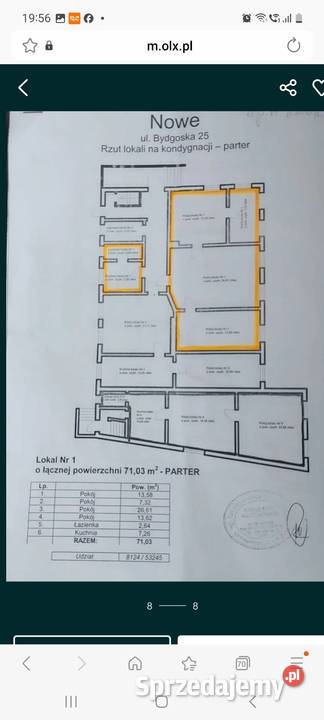 Mieszkanie 7103m2 oddzielna kuchnia Sprzedaż kujawsko-pomorskie